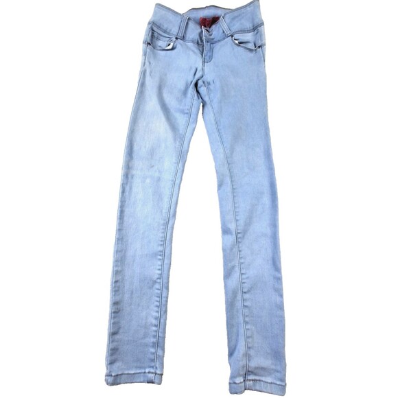 Wax Jean Denim - Wax Jeans Butt I Love You Womens Skinny Jeans 1 Light Wash Stretch Denim